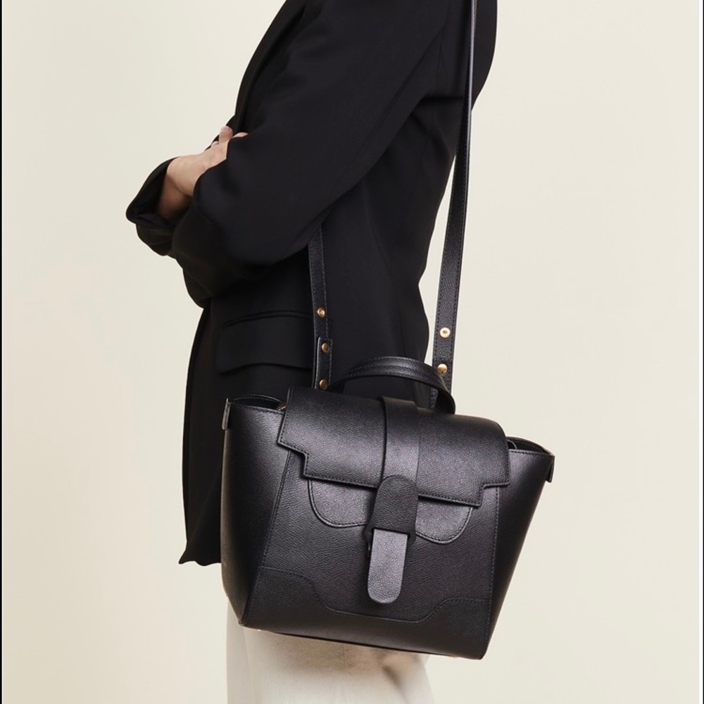 Senreve Mini Maestra Black Bag